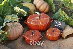 Staub set of 4 Petite pumpkin Cocotte Serving + Zwilling Stainless steel Soap