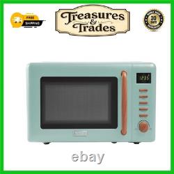 Stylish 20L 800W Digital Microwave Oven, 5 Power Levels, Countertop Kitchen A