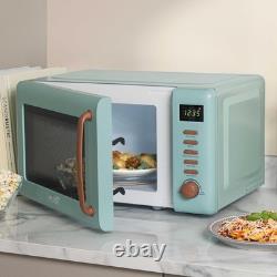 Stylish 20L 800W Digital Microwave Oven, 5 Power Levels, Countertop Kitchen A