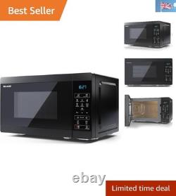 Stylish 800W Compact Microwave with Touch Control & Eco Mode