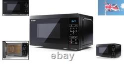 Stylish 800W Compact Microwave with Touch Control & Eco Mode