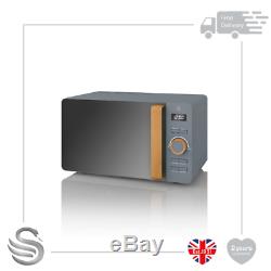 Swan 20L Nordic Digital Microwave Grey- SM22036GRYN- Brand New