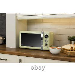 Swan 20Ltr Retro Digital Microwave 800W With 5 power levels In Vintage Green