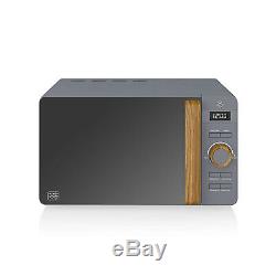 Swan 20 Litres Nordic Digital Microwave 800w- Matt Soft Grey SM22036GRYN