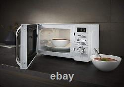 Swan 700W White Symphony Digital Microwave 20L Digital Display SM22038WN -New