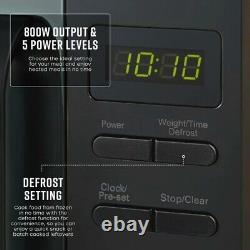 Swan Black Microwave SM4421BLK 800W 20L Digital Microwave New 2 Year Guarantee