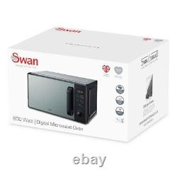 Swan Black Microwave SM4421BLK 800W 20L Digital Microwave New 2 Year Guarantee
