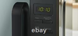 Swan Elegance Kettle, 4 Slice Toaster & 800W 20L Digital Microwave Set in Black