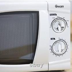 Swan Manual Microwave in White SM3090LN 800w 20 Litre