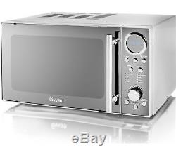 Swan Microwave Oven 800W 20L Mirror Finish SM3080N CLEARANCE Same Day Ship