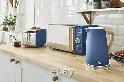 Swan Nordic 1.7 Litre Jug Kettle, 4 Slice Toaster & 800W Freestanding Microwave