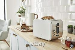 Swan Nordic Cordless Kettle and Toaster Set with Digital Microwave Wood White