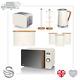 Swan Nordic Kitchen Set With 2 Slice Toaster, White Brand New