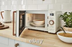 Swan Nordic Modern Cotton White Scandinavian Style Digital 20L 800W Microwave