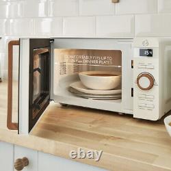 Swan Nordic Modern Cotton White Scandinavian Style Digital 20L 800W Microwave