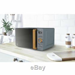 Swan Nordic Rapid Boil Jug Kettle & 4 Slice Toaster With Digital Microwave Grey