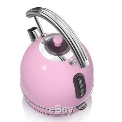 Swan SM22070PN Retro Manual Microwave 25L - Pink - Kettle and Toaster Man