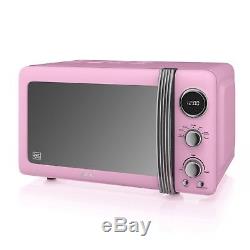 Swan Pink Digital Combi Microwave Dome Kettle & 4 Slice Toaster Set