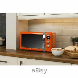 Swan Retro 1.5 Litre Jug Kettle, 2 Slice Toaster & 800W Digital Microwave Orange