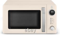 Swan Retro 20L Digital Microwave, 5 Power Levels, 12 Auto Cook Pre-Sets, Defrost