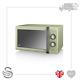 Swan Retro Manual 25l Microwave 900w 6 Power Levels 30 Minute Timer Freestanding