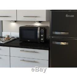 Swan SM22030BN 20 Litre Retro 800W Black Digital Microwave -CLEARANCE SALE