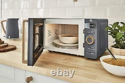 Swan SM22036GRYN Microwave Oven with Digital Control 20L 800w Slate Grey