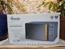 Swan SM22036GRYN Nordic Digital Microwave 20L 6 Operating Levels 800W Power Grey