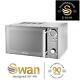 Swan Sm3080n Silver 20l 800w Freestanding Microwave Oven With Digital Display