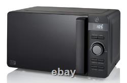 Swan Stealth 800W 20L LED Microwave Matte Black- Brand New with 2 Year Guarantee