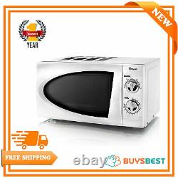 Swan Stylish Manual Solo Microwave 20 L 800 W 6 Power Levels, White SM3090N