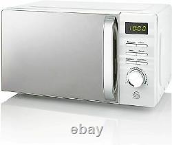 Swan Symphony White 20L Microwave, 1.7L Kettle & 4 Slice Toaster Set -NEW