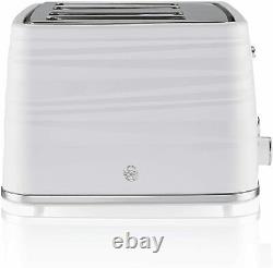 Swan Symphony White 20L Microwave, 1.7L Kettle & 4 Slice Toaster Set -NEW