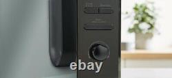 Swan Windsor Black Kettle 2 Slice Toaster & 800W 20L Digital Microwave Set