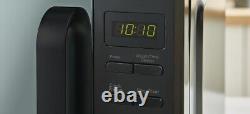 Swan Windsor Black Kettle 2 Slice Toaster & 800W 20L Digital Microwave Set