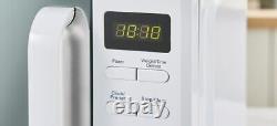 Swan Windsor White Kettle 2 Slice Toaster & 800W 20L Digital Microwave Set