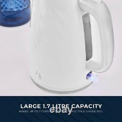 Swan Windsor White Kettle 2 Slice Toaster & 800W 20L Digital Microwave Set