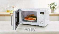 Swan Windsor White Kettle 2 Slice Toaster & 800W 20L Digital Microwave Set