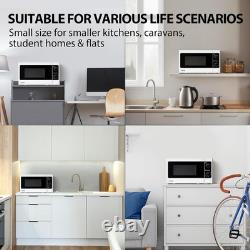 TOSHIBA 20L 800W Compact Microwave with 5 Power Levels and Auto Defrost, White