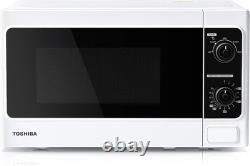 TOSHIBA 20 Liter 800W Manual Control Solo Small Microwave, Compact with 5 Power