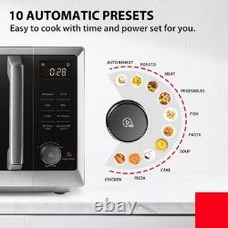 TOSHIBA Air Fry Combo 5 In 1 26L Countertop Microwave Oven Broil Bake Combi 10