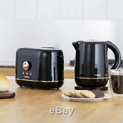 Toaster and Kettle Set Tower with Microwave Russell Hobbs Rose Gold Edition NEW