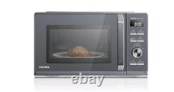 Toshiba 25L Solo 900W Microwave Oven in a Stunning Sleek Morandi Grey Colour