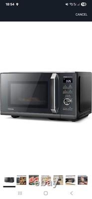 Toshiba 25L Solo 900W Microwave Oven in a Stunning Sleek Morandi Grey Colour
