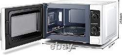 Toshiba 800W 20L Microwave Oven with Function Defrost and 5 Power Levels, Stylis