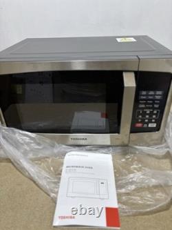 Toshiba 800W 23L Microwave Oven with Digital Display, Auto Defrost, One-Touch