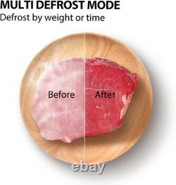 Toshiba 800W 23L Microwave Oven with Digital Display, Auto Defrost, One-Touch Ex