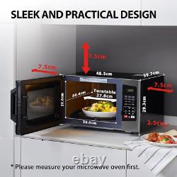 Toshiba 800W 23L Microwave Oven with Digital Display, Auto Defrost, One-Touch Ex