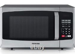 Toshiba 800W 23 Litre Microwave Oven 6 Presets, Easy Clean Steel ML-EM23P(SS)