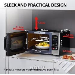 Toshiba 800W 23 Litre Microwave Oven 6 Presets, Easy Clean Steel ML-EM23P(SS)